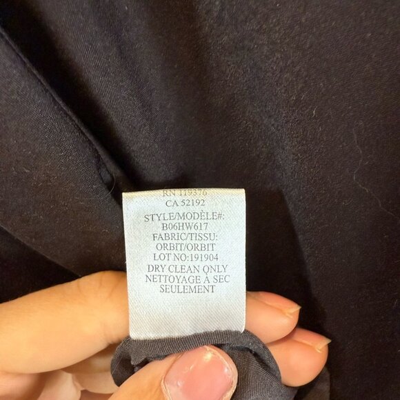 Helmut Lang Brown Satin Asymmetric Draped Blouse Top - Picture 8 of 11